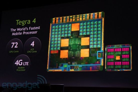 NVIDIA发布Tegra 4：四核A15+72核心GPU