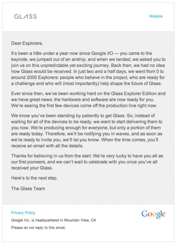 googleglass 730x1000 Google ready to begin shipping first Glass prototypes to Explorer test team
